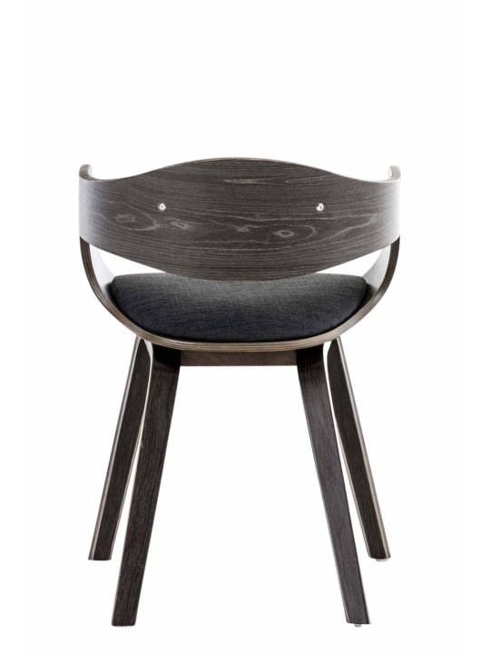 Scaun vizitator țesătură Kingston, gri/gri închis