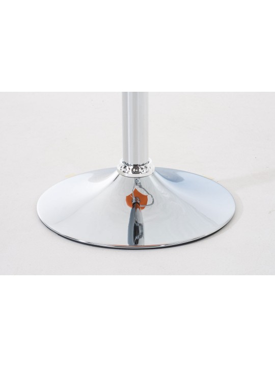 Set 2 scaune de bar Hoover plastic cromat, portocaliu