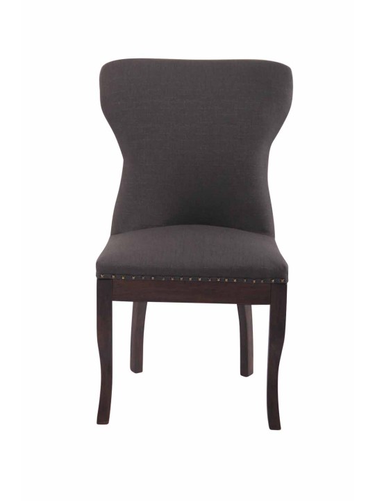 Scaun Windsor stofa, gri închis