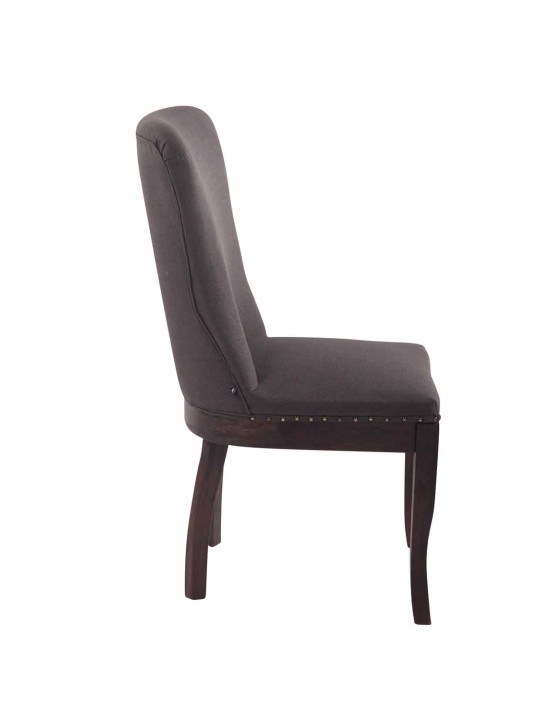 Scaun Windsor stofa, gri închis