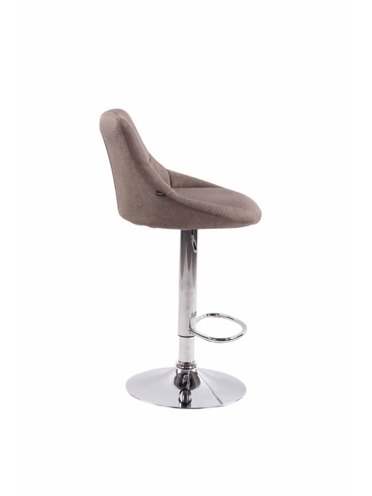 Set 2 scaune de bar Tesatura Lazio C, taupe Set 2 scaune de bar Tesatura Lazio C, taupe