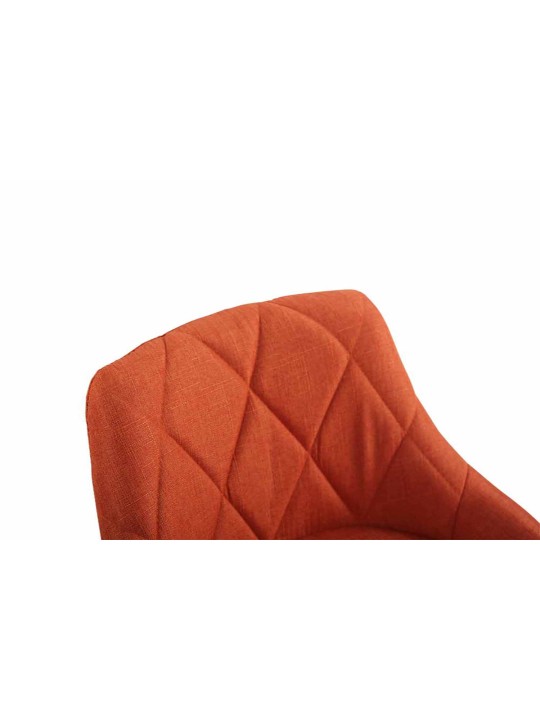 Set 2 scaune de bar Tesatura Lazio C, portocaliu