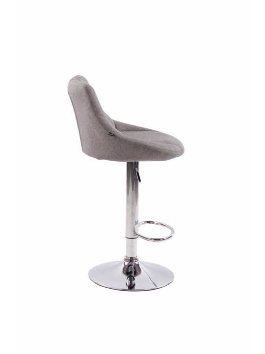 Set 2 scaune de bar Tesatura Lazio C, gri Set 2 scaune de bar Tesatura Lazio C, gri