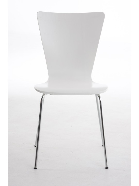 Set 2 scaune vizitator Aaron, alb