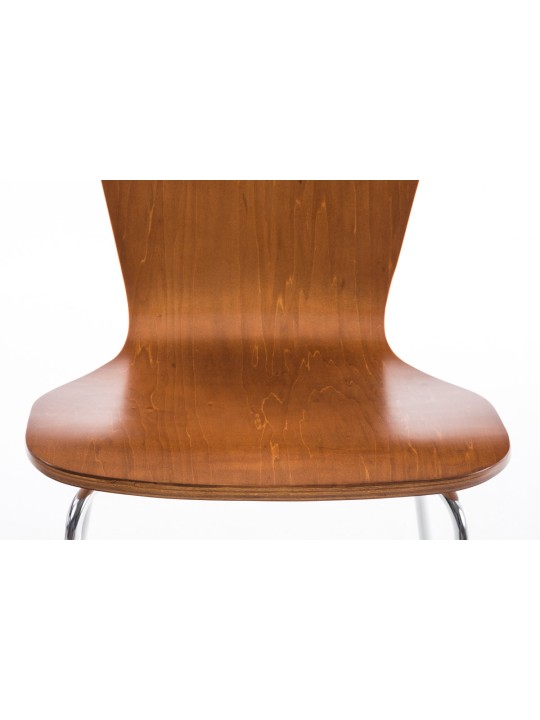 Set 2 scaune vizitator Aaron, maro