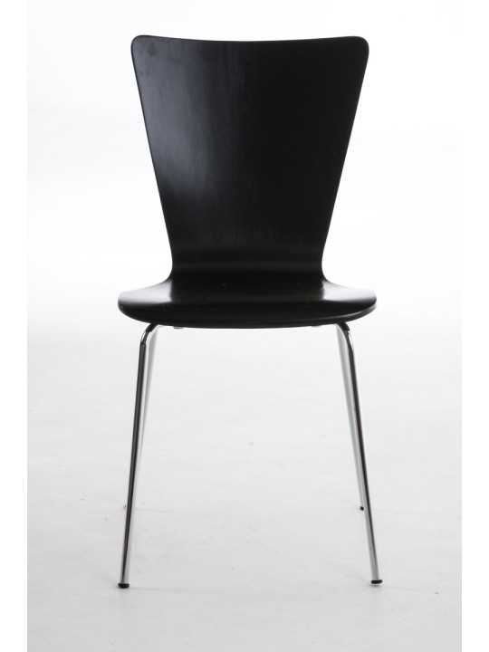 Set 2 scaune vizitator Aaron, negru