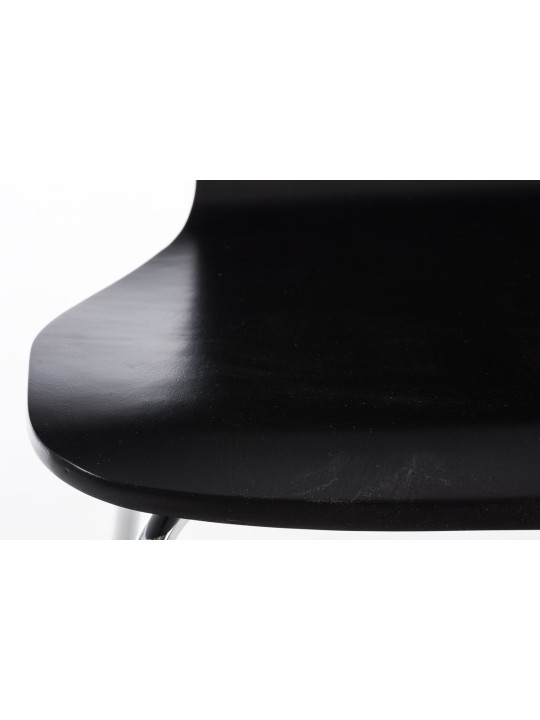 Set 2 scaune vizitator Aaron, negru