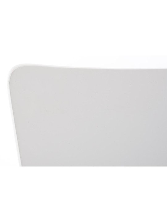 Set de 4 scaune vizitator Aaron, alb