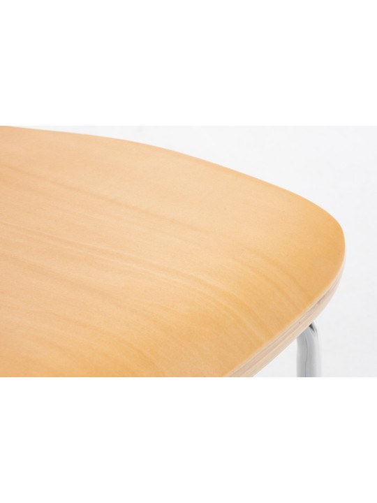 Set de 4 scaune vizitator Aaron, natural