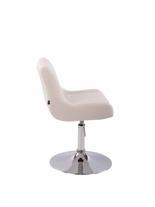 Lounger Club imitatie din piele, alb Lounger Club imitatie din piele, alb