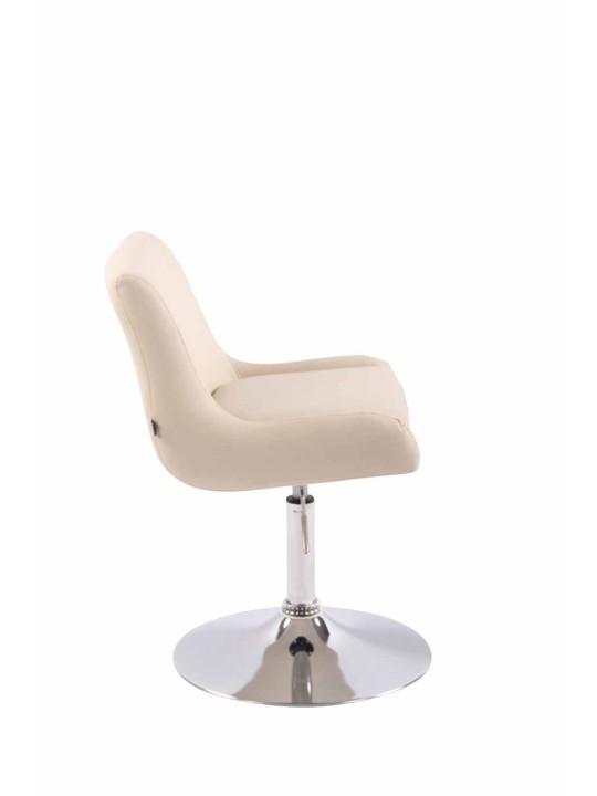 Lounger Club imitatie din piele, crem