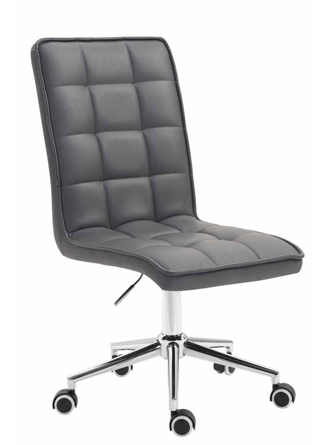 Scaun de lucru Peking V2 piele artificiala, gri