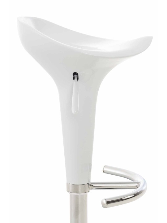 Scaun de bar Saddle, alb Scaun de bar Saddle, alb