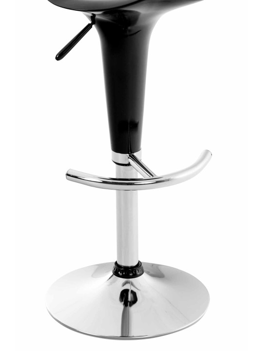 Scaun de bar Saddle, negru