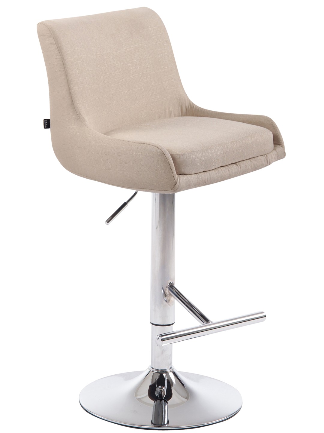 Scaun de bar Club stofa C, crem