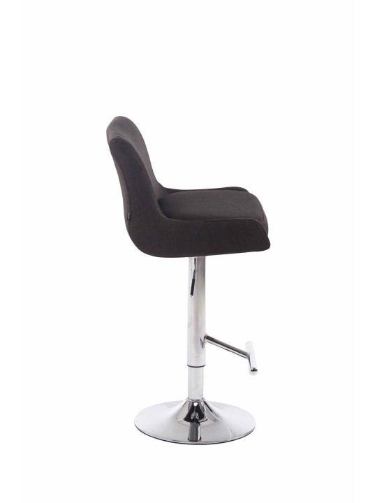 Scaun de bar Club stofa C, gri închis