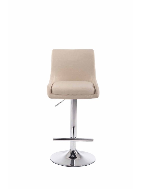 Scaun de bar Club stofa C, crem