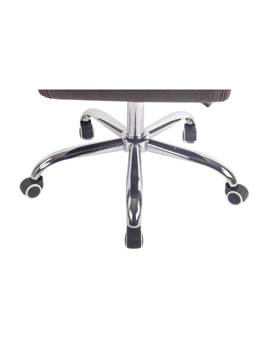 Scaun de birou Tesatura Deli, gri închis