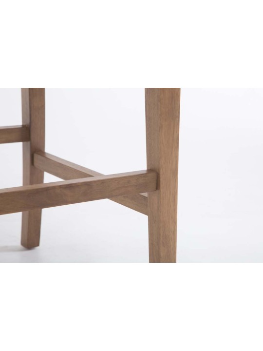 Set 2 scaune de bar tesatura Louise antic-luminoasa, gri deschis