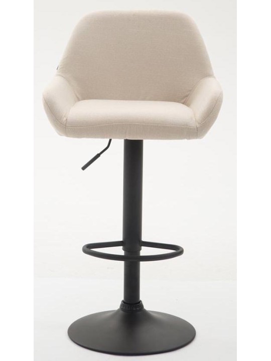 Set 2 taburete de bar tesatura Braga, crem