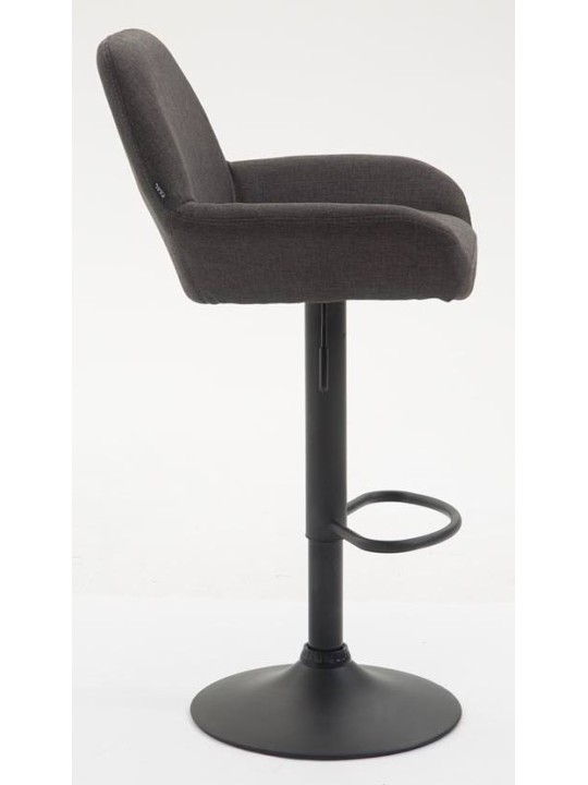 Set 2 taburete de bar tesatura Braga, gri închis