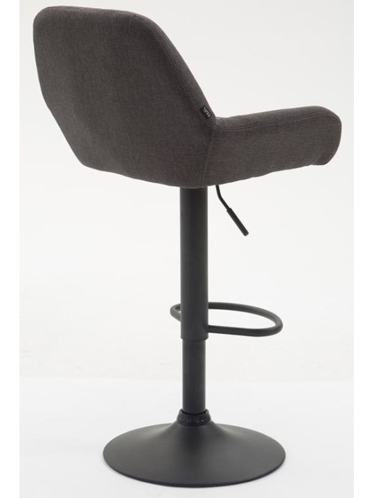 Set 2 taburete de bar tesatura Braga, gri închis