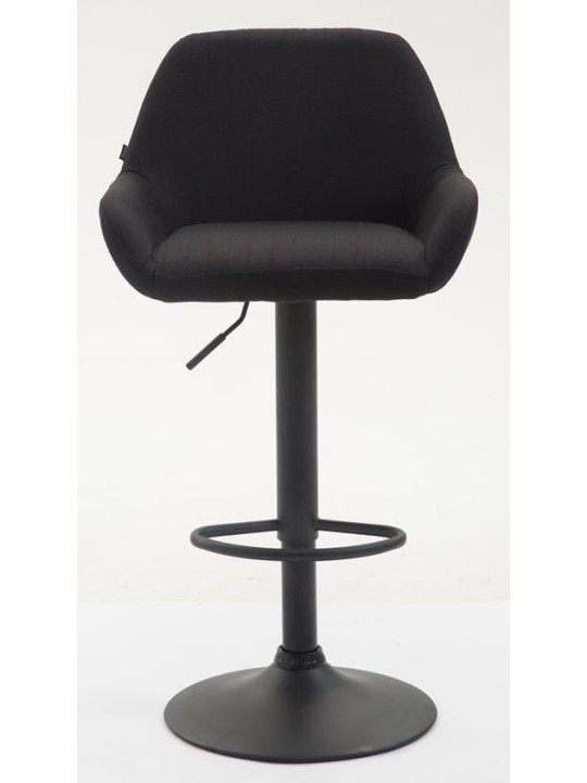 Set 2 taburete de bar tesatura Braga, negru