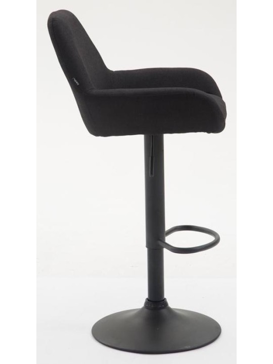 Set 2 taburete de bar tesatura Braga, negru