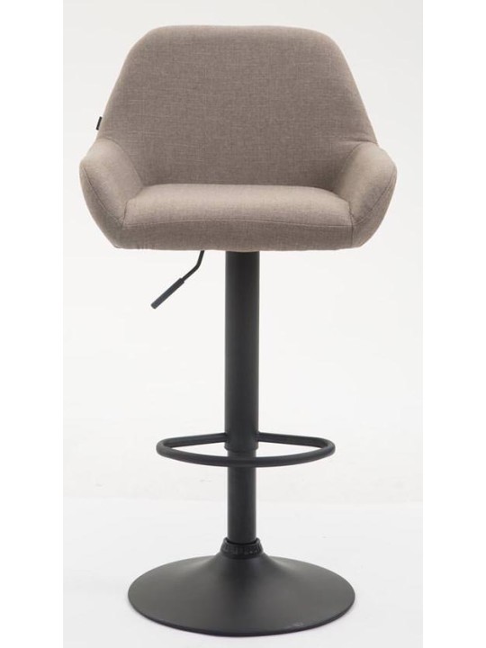 Set 2 taburete de bar tesatura Braga, taupe