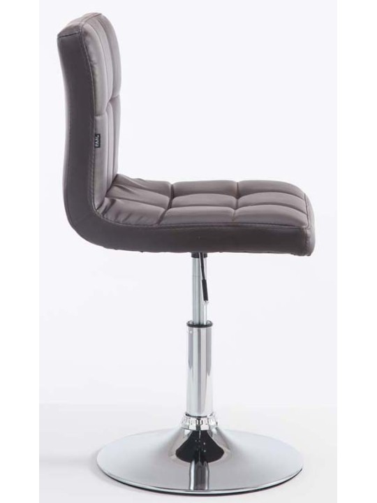 Set 2 taburete de bar Palma V2 imitatie piele, maro
