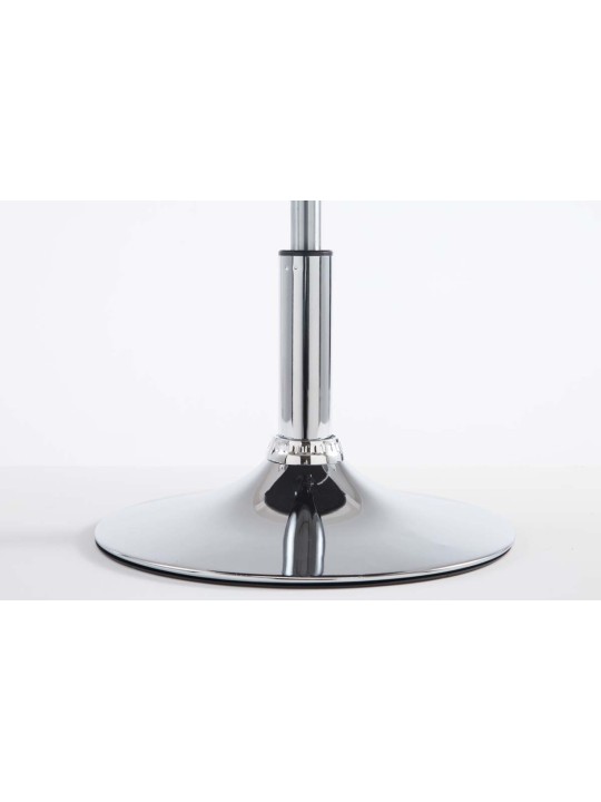 Set 2 taburete de bar Palma V2 imitatie piele, gri