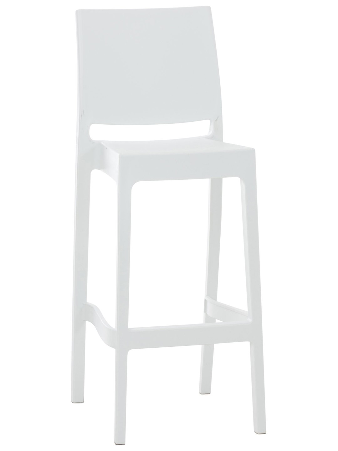 Scaun de bar Maya, alb