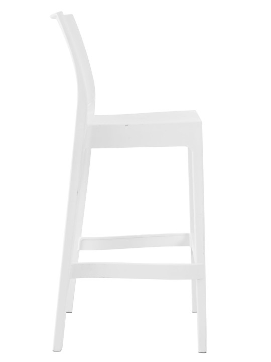 Scaun de bar Maya, alb