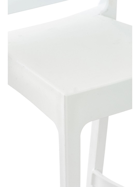 Scaun de bar Maya, alb