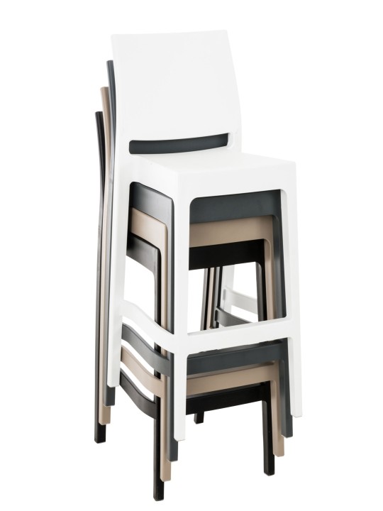 Scaun de bar Maya, negru