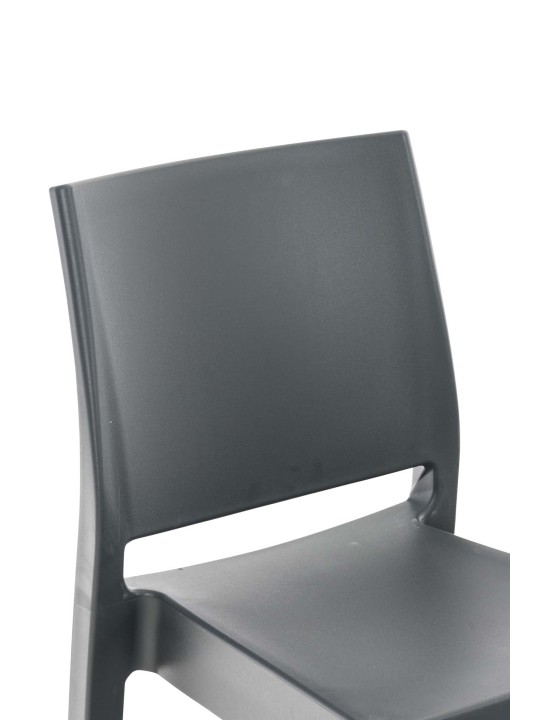 Scaun de bar Maya, gri închis