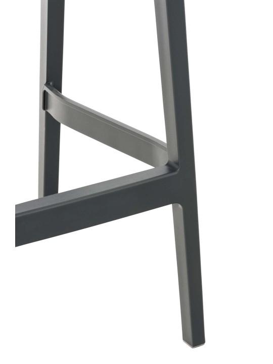 Scaun de bar Maya, gri închis