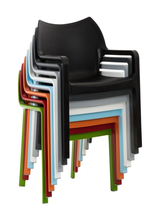 Scaun Diva, gri închis