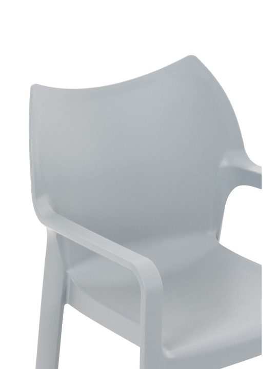 Scaun DIVA, gri deschis