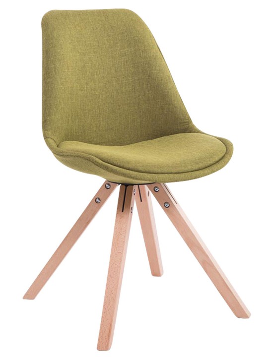 Scaun vizitator Tesatura Toulouse Natura Square, verde