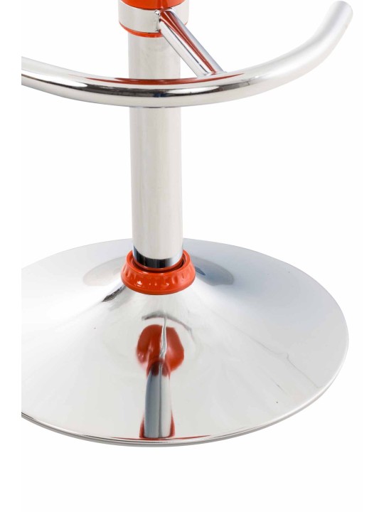 Set 2 scaune de bar Saddle, portocaliu