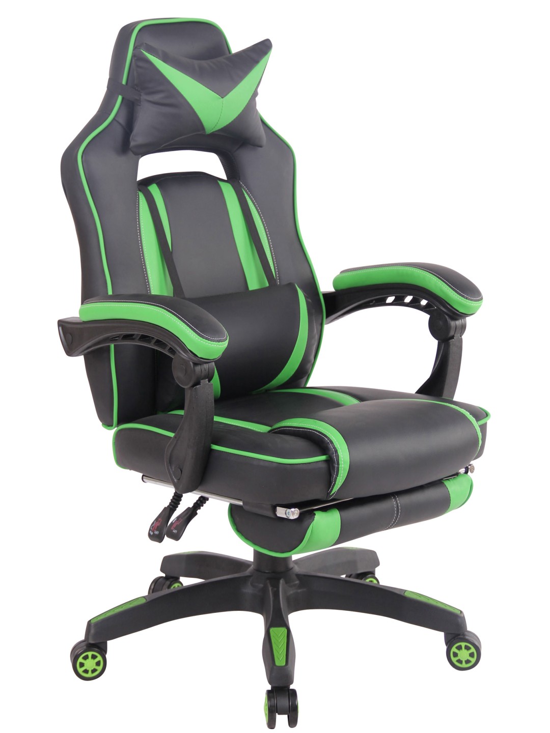 Scaun de birou Heat, negru/verde