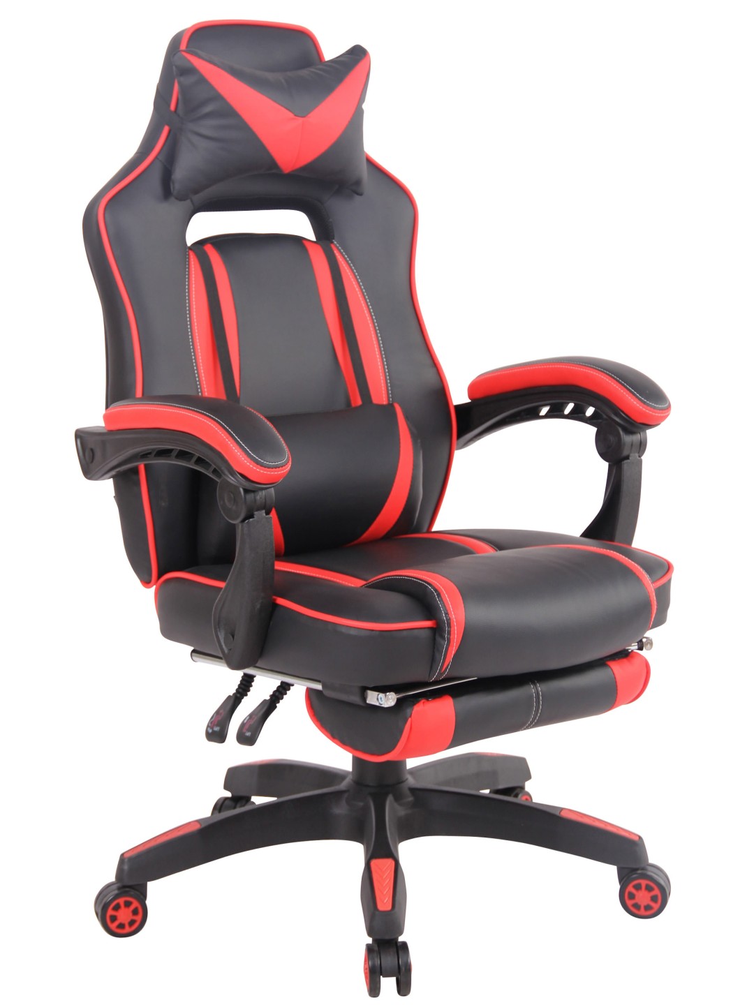 Scaun de birou Heat, negru/roșu