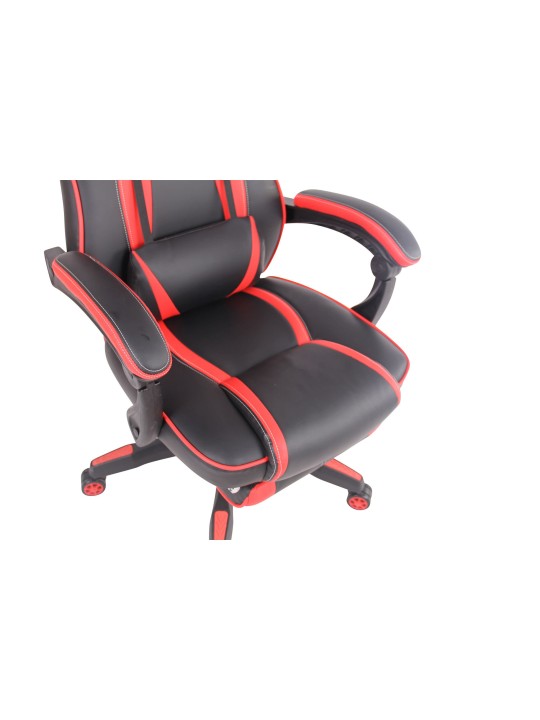 Scaun de birou Heat, negru/roșu