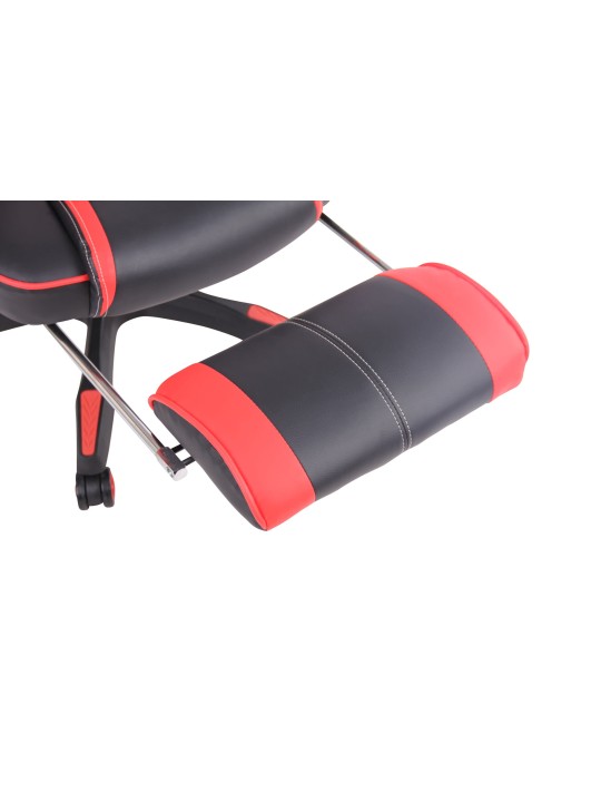 Scaun de birou Heat, negru/roșu