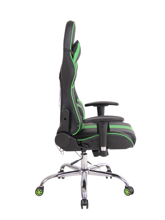 Scaun de birou Limit XM imitatie piele, negru/verde