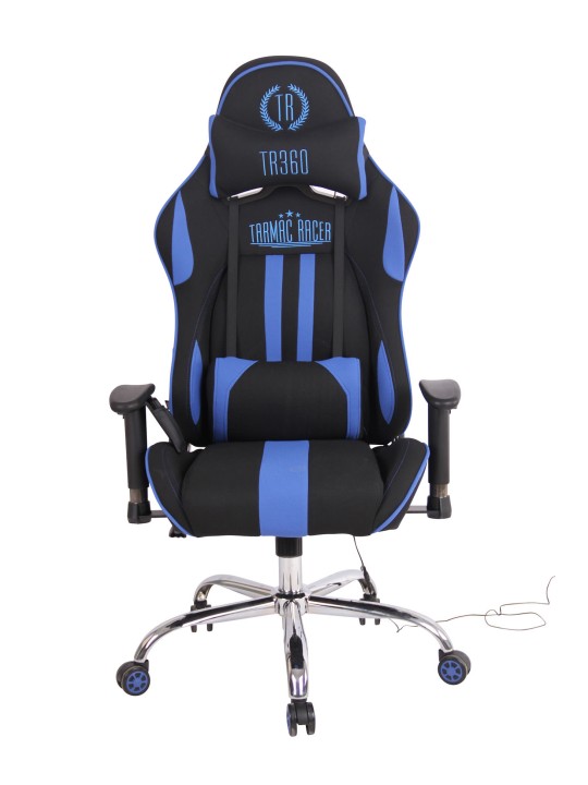 Scaun de birou Tesatura Limit XM, negru/albastru