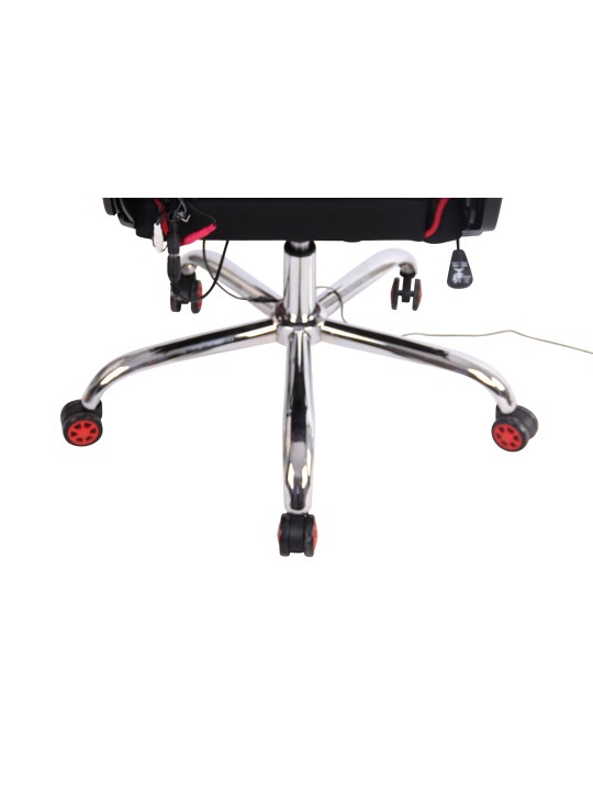 Scaun de birou Tesatura Limit XM, negru/roșu