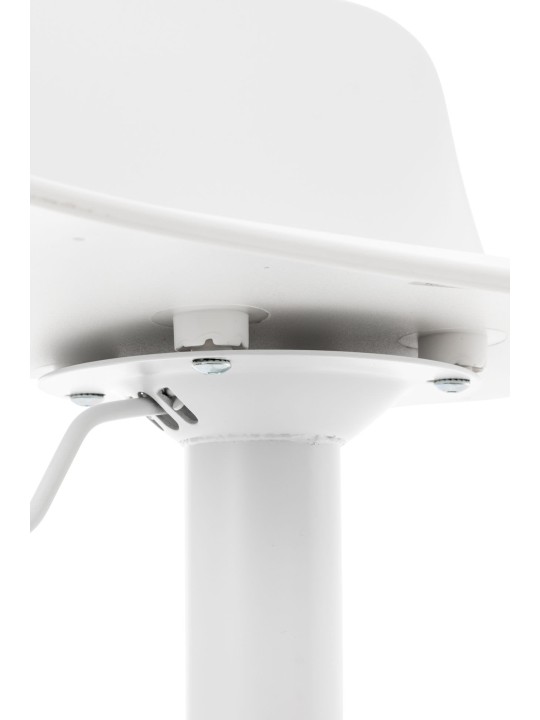 Set 2 scaune de bar Almada, alb