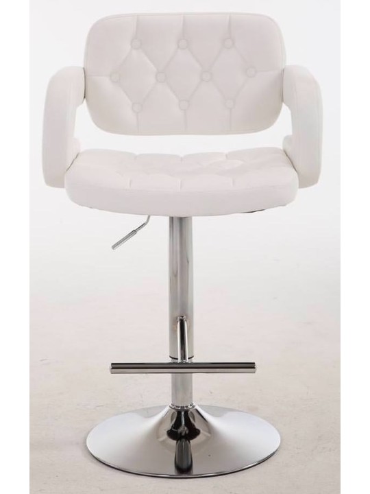 Set 2 scaune de bar Dublin C, alb